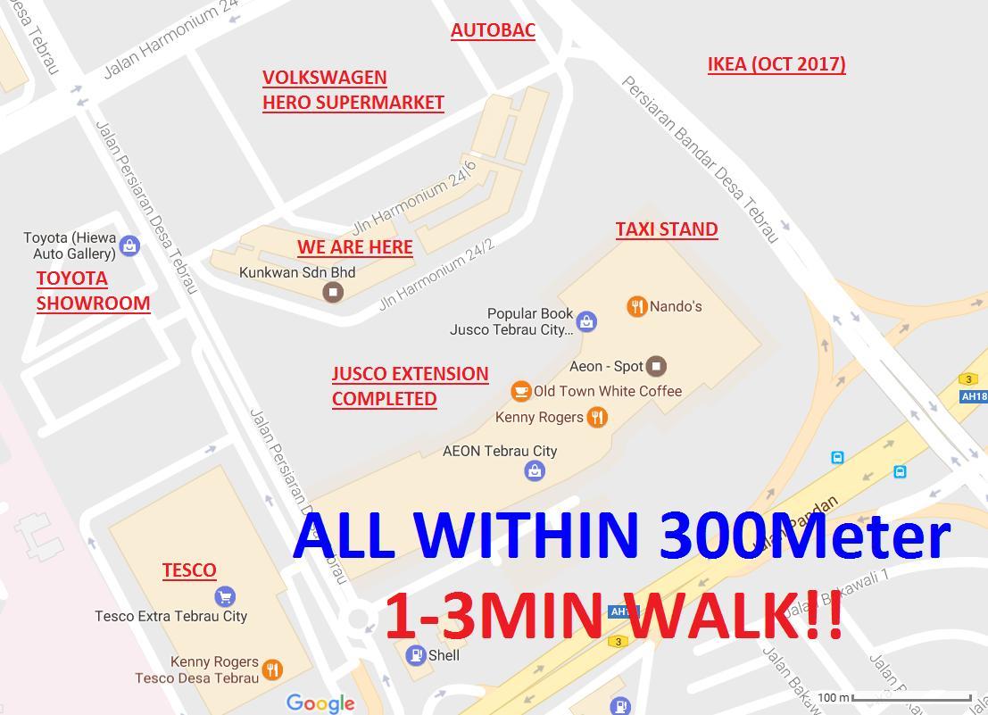 Best Walkable Location ** Desa Tebrau Джохор-Бару Екстер'єр фото